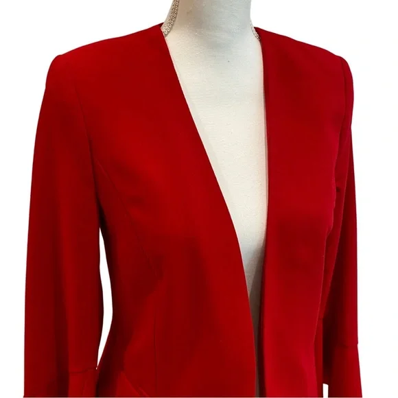 Worthington Red Blazer flare open - Picture 8 of 13